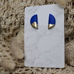 Handmade clay earrings